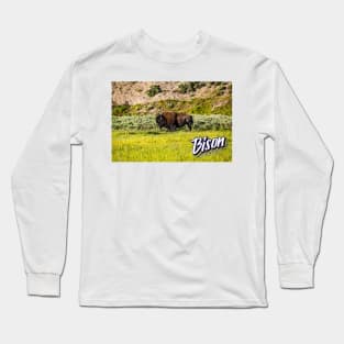 Bison at Yellowstone Long Sleeve T-Shirt